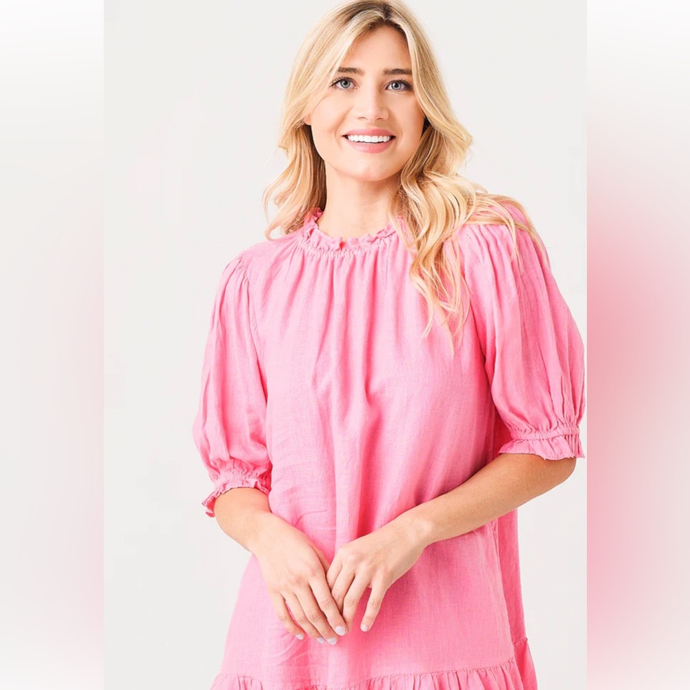 Velvet by Graham & Spencer Bernice Lt Pink Dress. - Picture 6 of 11